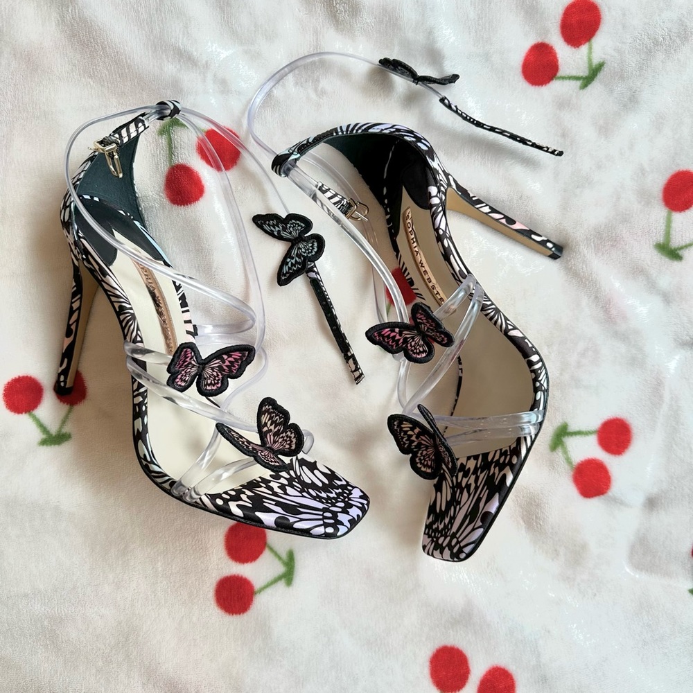 Webster Women's Vanessa Butterfly Embellished High Heel Sandals
